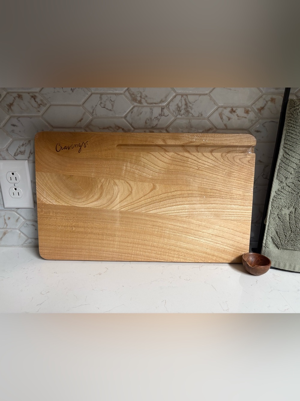 Cravings by Chrissy Teigen wood cutting board